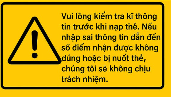 Hướng dẫn nạp thẻ cào Momo